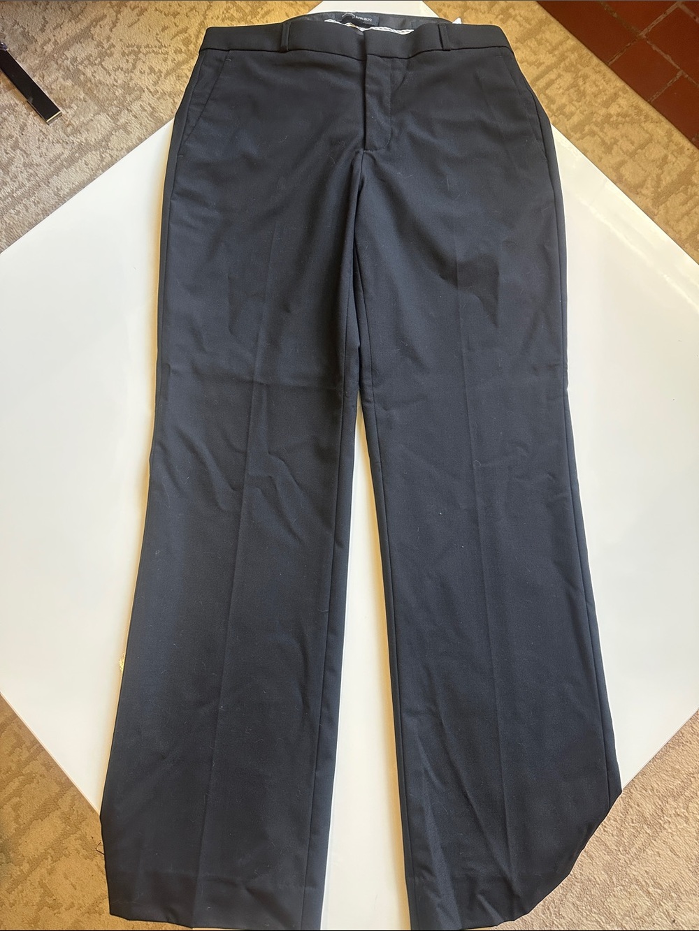 Banana Republic Women’s Black Dress Pants - Straight Leg - Picture 3 of 4